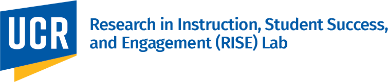 Research in Instruction, Student Success, and Engagement (RISE) Lab Logo
